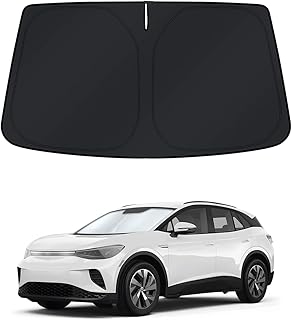 KUST Windshield Sun Shade for 2021 2022 2023 Volkswagen VW ID.4 Sunshade Window Sun Visor Protector Foldable Blocks UV Rays Keep Your Car Cooler Privacy