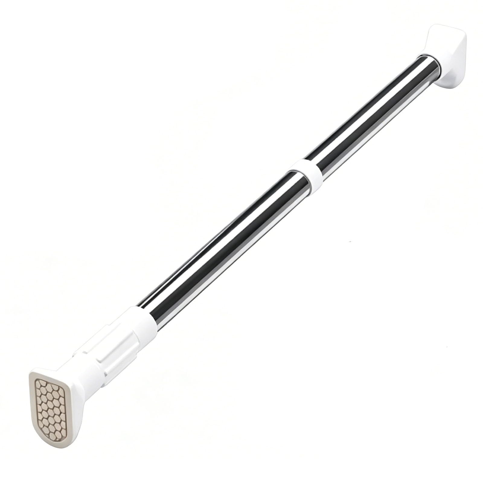 Shower Curtain Rods Tension, Tension Curtain Rods No Drill, Stainless Steel Material for Curtains, Balconies, Bathrooms, Bedrooms(50-80cm/19-31in)
