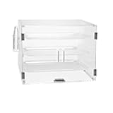 Countertop Pastry Display Case with 3 Tray,Acrylic Bakery Case Display for Cookies,Cupcakes,Muffins,Mini Cake,Food,21
