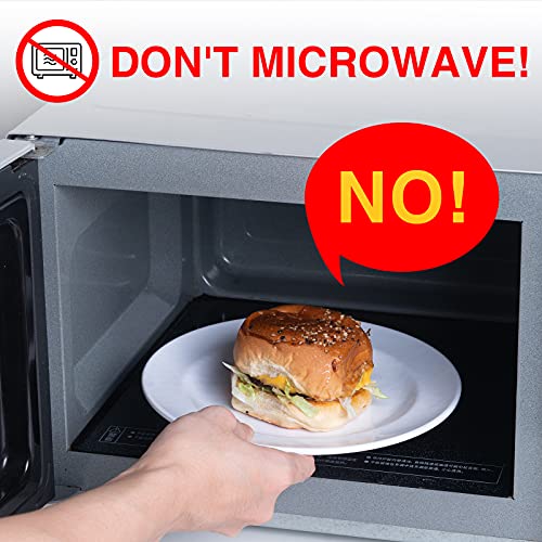 TP 18-Piece Dinnerware Set, Melamine Dishes Set with Bowls and Plates, Service for 6, Non-breakable Lightweight Dining Tableware, White - Image 2