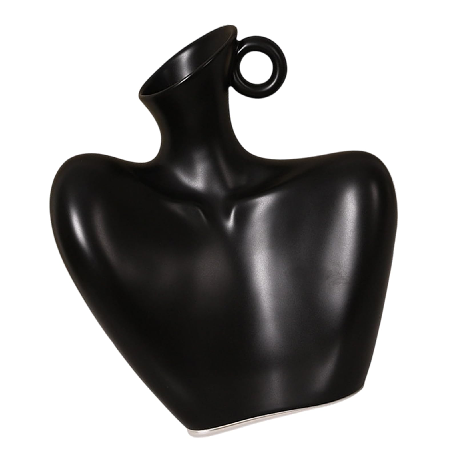Vase sculptural en céramique irrégulier, le cadeau de décoration artistique idéal