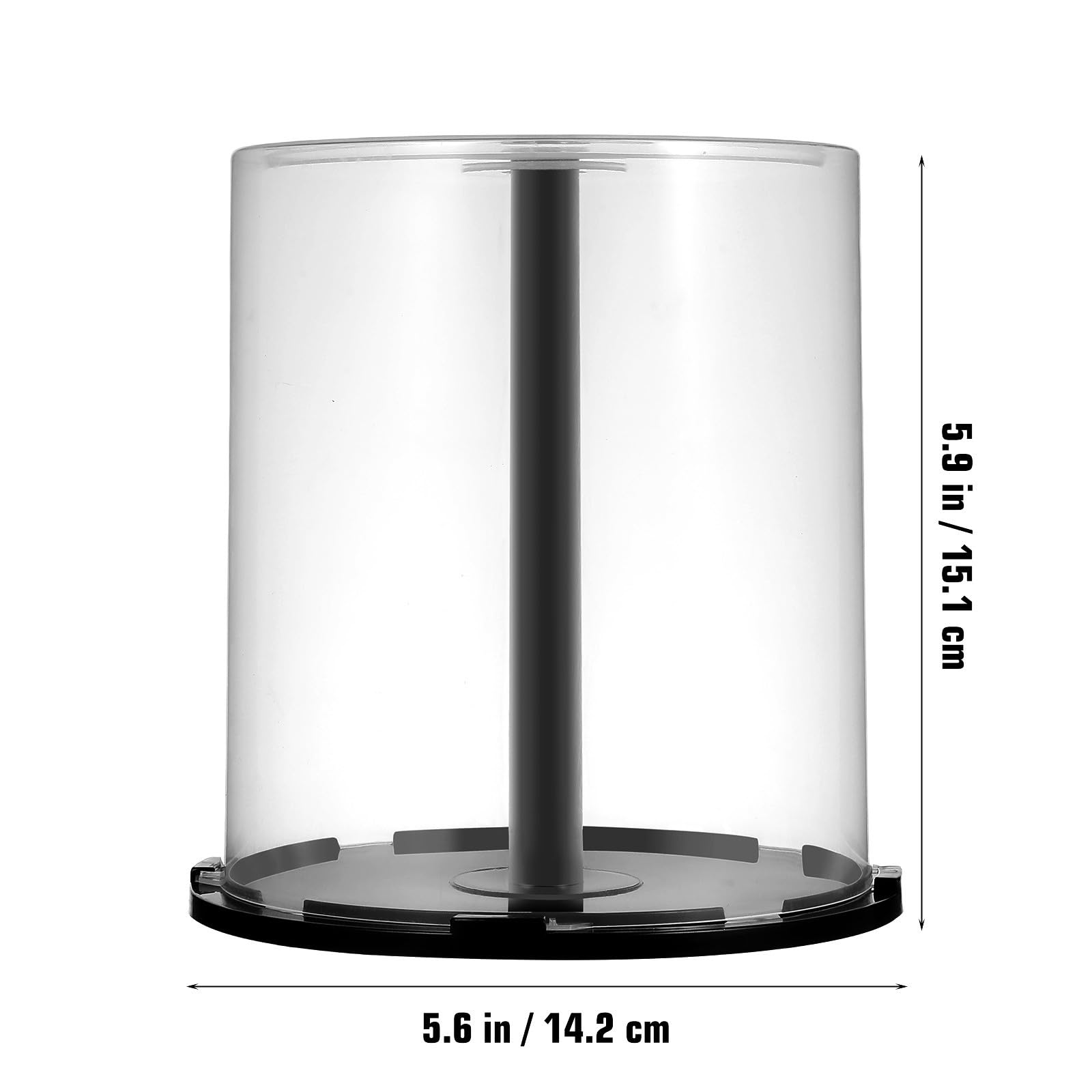 Cubos de almacenamiento de CD, material de polipropileno duradero, capacidad de 100, 2 soportes de DVD que ahorran espacio para una organización eficiente de medios domésticos