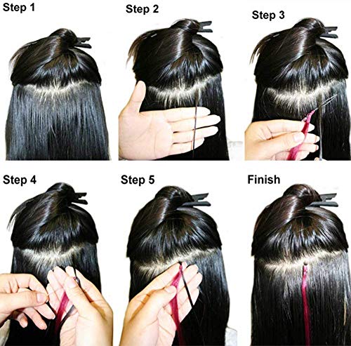 Rich Choices 60cm Extension Capelli Veri Anelli