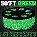 GotHobby 50'ft Green Color 2-wire LED Rope Light Home Outdoor Boat Christmas Lighting 110v