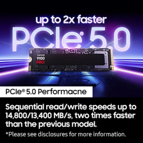 Samsung Memory MZ-VAP8T0BW 9100 Pro 8TB Internal Ssd, Pcie 5.0 X4, Nvme 2.0, Ssd Designed For Pros & Gamers, Compatible With Pc & Laptops, 5 Year Limited Warranty (Uk Version) - 4