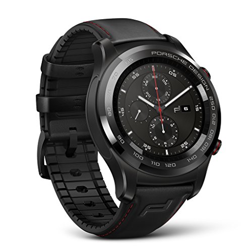 Porsche Design Huawei Smartwatch (4GB Memory, Bluetooth, Wi-Fi, IP68, Graphite Black) - International Version (Black)