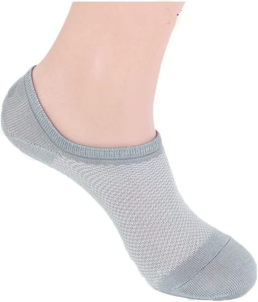 JSEIAJB 5 Pairs Size Men's Socks Slippers Cotton Invisible Boat Socks Autumn Men's Socks