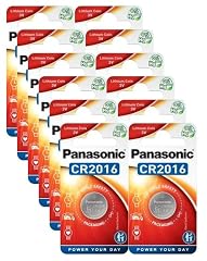 Panasonic CR2016 - Batteria al litio 3 V, 90 mAh confezione da 12 pz