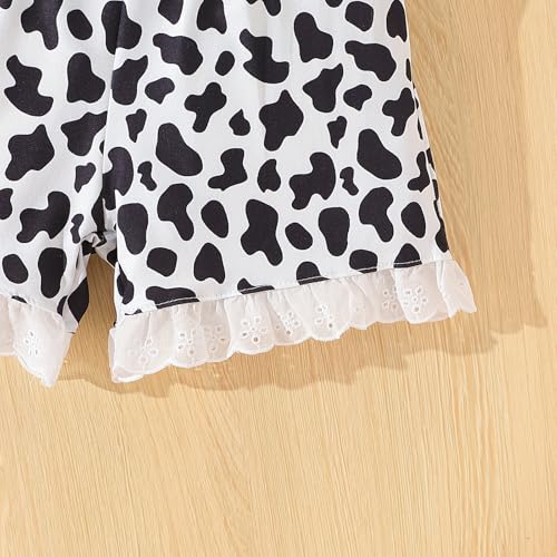 Image of Kid Young Girl Clothes Outfits Square Neck Tank Top Letter Patched Girls Summer Shorts Set