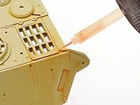 Vista 4 de Color de acento de línea de panel marrón naranja (botella de 1.4 fl oz)