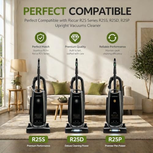 Bolsas de repuesto compatibles con Riccar R25 de alta succión para modelo R25P 2