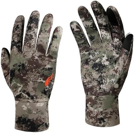 BASSDASH Winter Fleece Hunting Gloves Anti Slip Touchscreen Water Resistant Glove for Cold Weather Fishing Hiking HG09