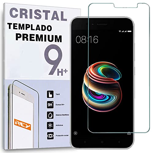 REY Protector de Pantalla para XIAOMI MI5X / Mi A1 / MI 5X, Cristal Vidrio Templado Premium