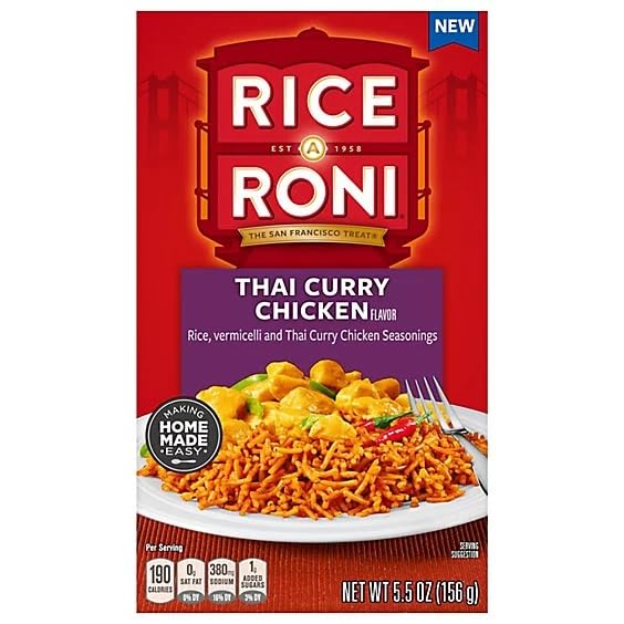 Thai Curry Chicken Rice Mix 5.5 oz boxes (Pack of 6)