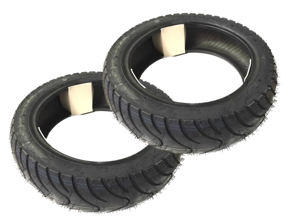 Reifen Set 2x Kenda K413 100/80-10 52J TL passend für Piaggio Sfera 50 Roller Sportreifen