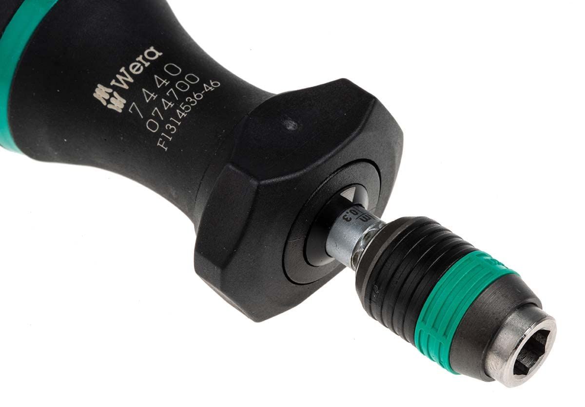 Wera Drehmomentschraubendreher voreingestellt, Hex-Antrieb, 0.3 → 1.2Nm / ±6%, Länge 155 mm