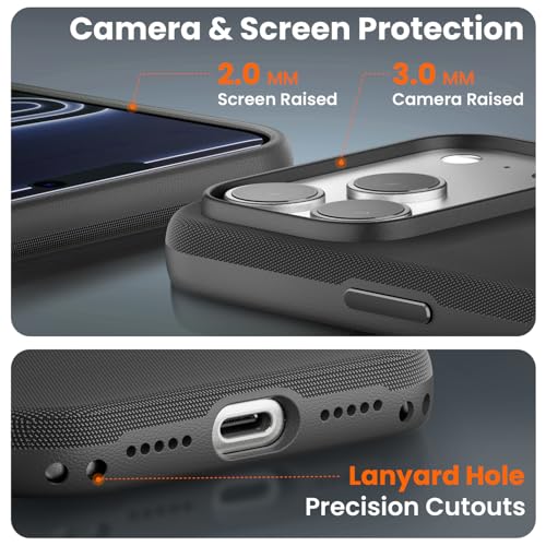 Mkeke for iPhone 17 Pro Case Techwoven Black - Image 7