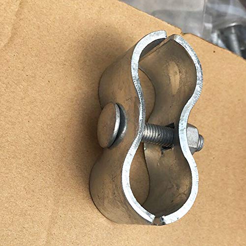 letsFix Dog Kennel Clamps for 1-3/8\" Chain Link Fence Pipe Pannel Frames, Dog Kennels/Dog Runs and Saddle Clamps. [8 Pack] - Thumbnail 2