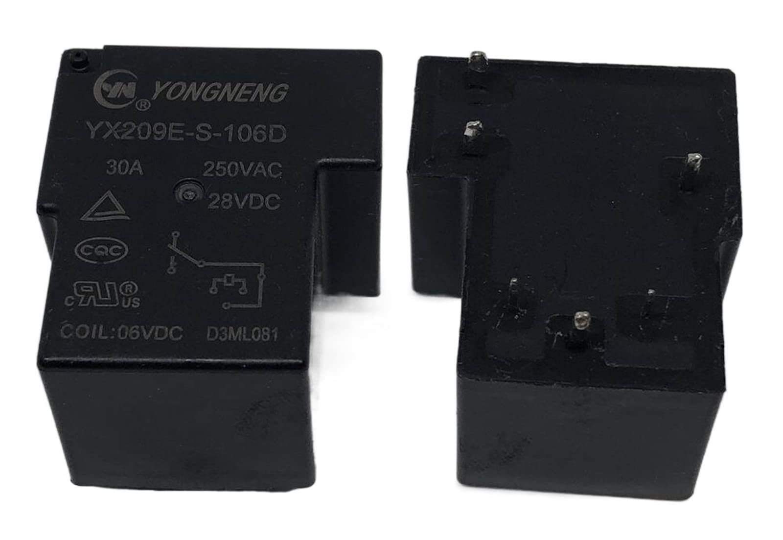 Relais YX209E-S-106D 6pins pour réparer une panne de commande électrique