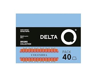 Delta Q Colombia Coffee Pods for Delta Q Machines, 40 Capsules XL Pack
