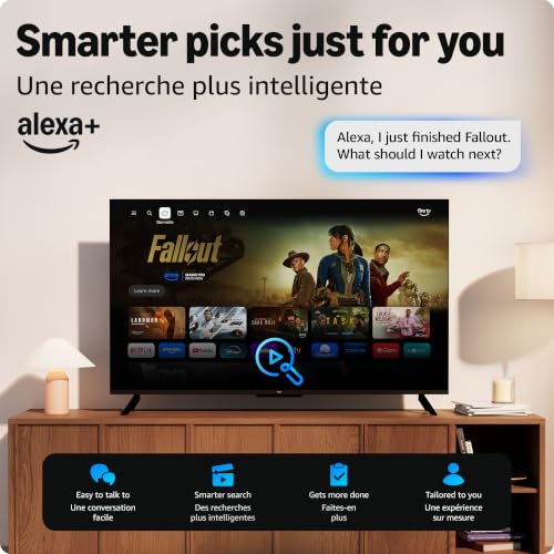 Amazon Fire TV Stick 4K Max (newest model), streaming device, supports Wi-Fi 6E, free & live TV without cable or satellite, Designed for Alexa+ view 4