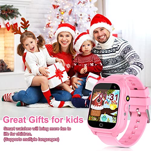 Cmkj Kids Smart Watch For Boys Girls Age 4-12 Boys Girls,With Camera 26 Games Video Music Player Pedometer Alarm Clock, Toddler Learning Educational Toys, 4 5 6 7 8 9 10 11 12 Years Children Gifts #TOP4