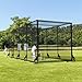 FORTRESS 360° Mobile Cricket Cage [Test Grade] | Pop Up Goals for Cricket | Cricket Set | Cricket Box Netting Cage System | Cricket Net Batting Cage | Sports Equipment (24ft, Without Padding)
