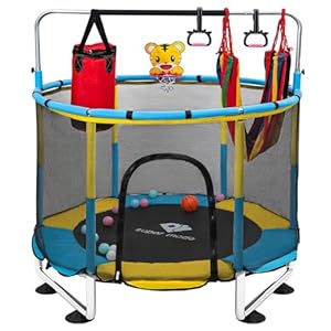 55″ Trampoline for Kids – T...