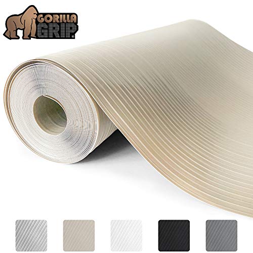 Gorilla Grip Ribbed Top Drawer and Shelf Liner, Non Adhesive Roll, 12 Inch