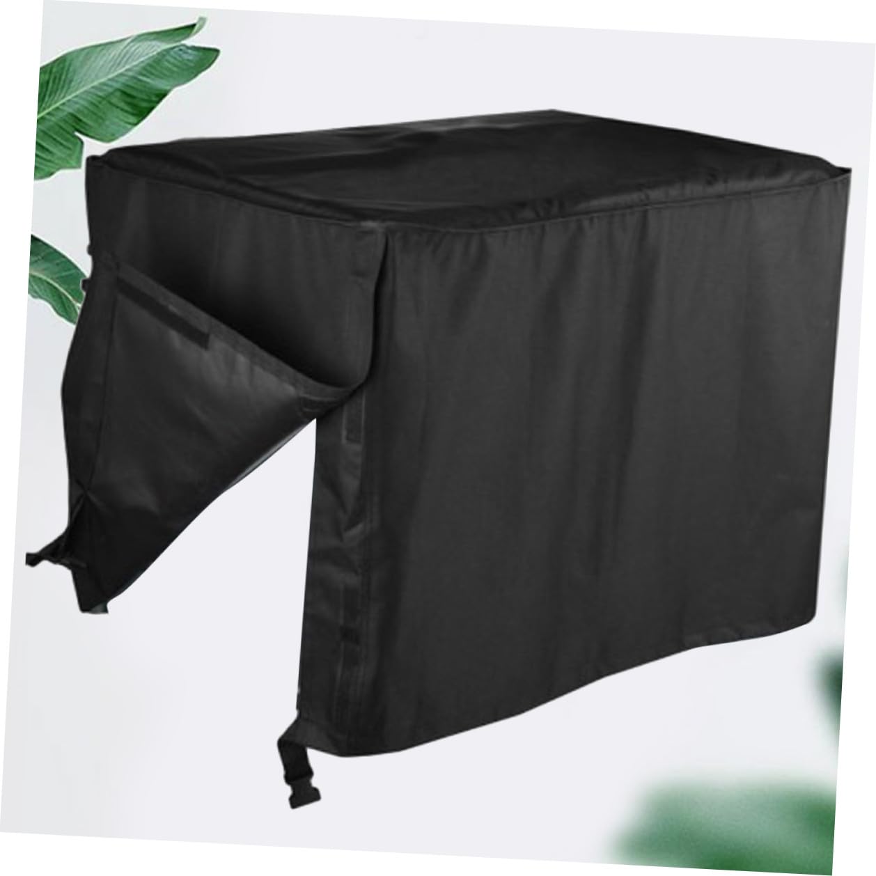 DECHOUS Funda Protectora para Generador Cubierta Rectangular Resistente la Lluvia y Rayos UV Funda Negra para Uso Exterior Jardín y Patio