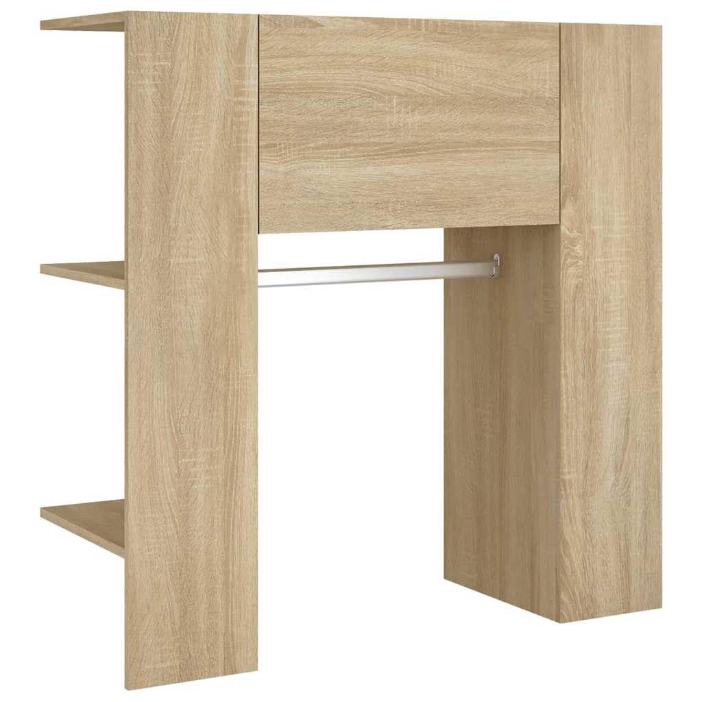 Eingangsregal Eiche Sonoma 97,5 x 37 x 99 cm Holz mehrschichtig