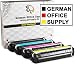 Produktbild German Office Supply 4X XL Toner kompatibel zu HP CF400-X Laserjet pro MFP M277dw CF400-X / 201X - Laserjet Pro M252 M274 Alternativ zu HP 201X CF400X, CF401X, CF402X, CF403X 201X