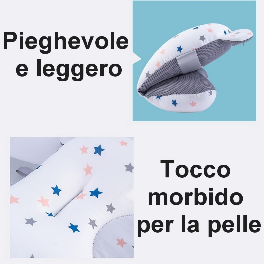 Cuscino Bagnetto Neonato + Tazza da Bagno, Riduttore Vasca da Bagno Neonato, Supporto vaschetta Universale, Materassino Bagnetto Antiscivolo, Confortevole e Morbido