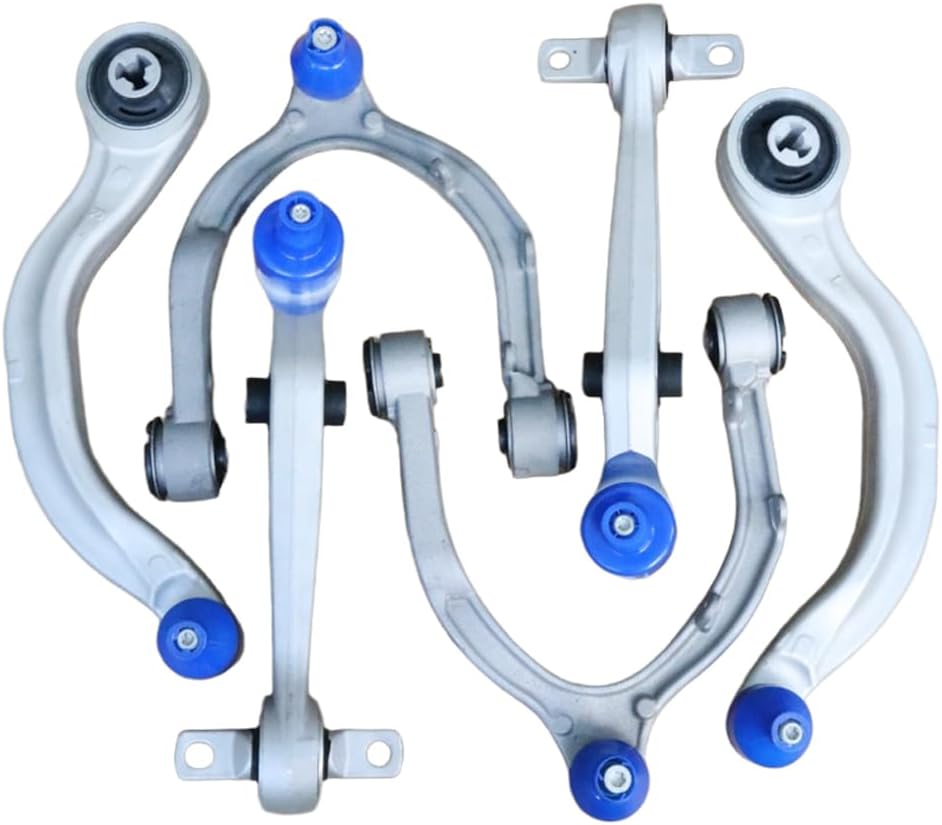 104432100G 104435600C 104435900A Front Upper Lower Control Arms Kit with Ball Joints Compatible with Model 3 2017-2023 Control Arm Kit (6Pcs)