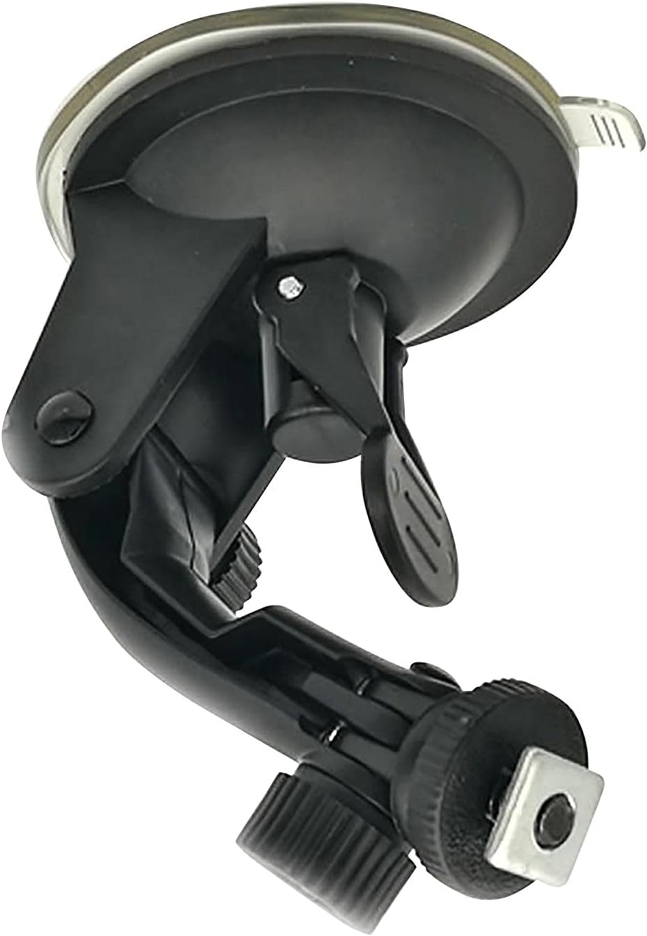 Windshield/Suction Cup Mount Bracket for 7 Inch Display, Dash Cam GPS Holder, Rear View Backup Camera Monitor Fix on Windshield (Black)