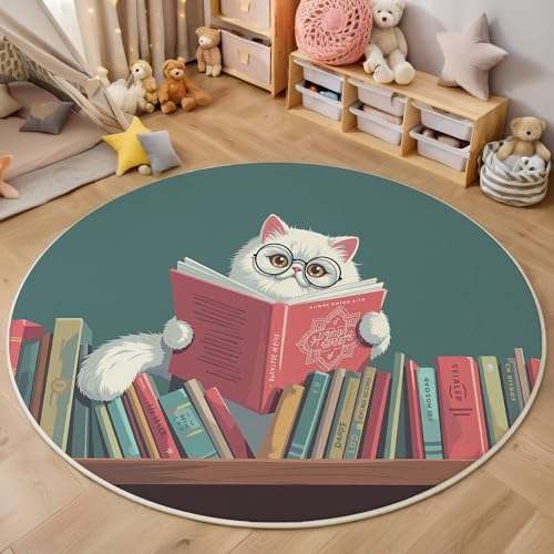 Tapis chat lavable antidérapant à poils courts doux