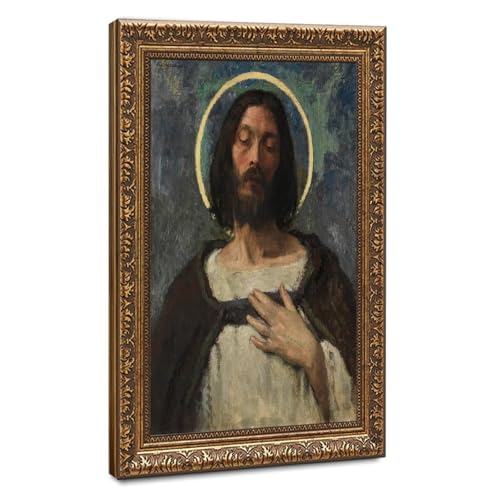 Toile Jésus Christ Gari Melchers grand tableau mural pour bureau élégant et salon