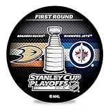 2015 Stanley Cup Playoffs 1st Round Ducks vs Jets Official NHL Game Puck