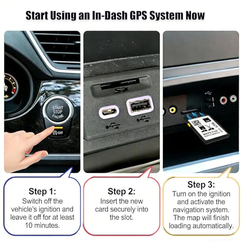 2025 Latest Update Satellite Navigation SD Card Compatible with Cadiliac Chevrolet Buick GMC,North America Maps,Plug and Play Install,GPS in-Dash Navigation Accessories Part 85856394 by PUNZIK - Used condition - Image 5