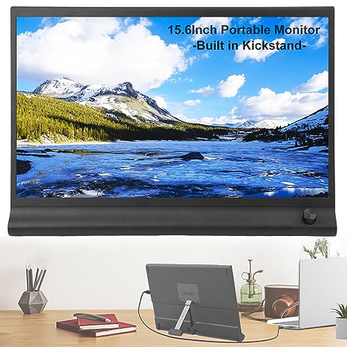 Buy Portable Monitor with Bracket - 15.6inch FHD 1080P RGB IPS Travel ...