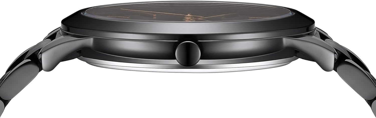 NIBOSI Men Watches Analog Quartz Stainless Steel Black Watches for Men Waterproof Business Classic Watch Fashion Minimalist Ultra Thin Wrist Watch for Work and Casual Wear - Image 8