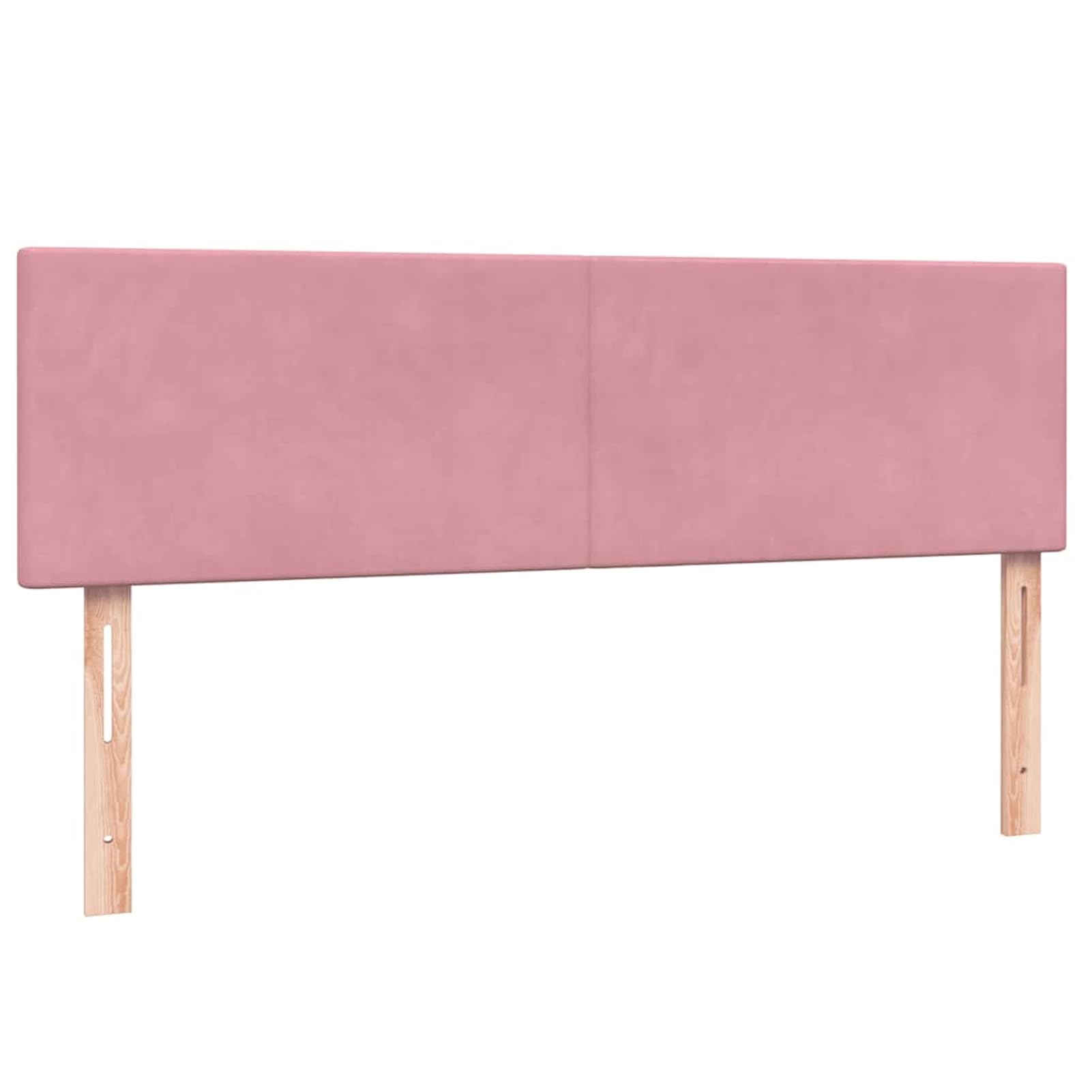 ATOMSTACK MAKER Letto a molle, rosa, 140 x 210 cm, con materasso a molle insacchettate, testiera regolabile in altezza e topper rimovibile, tessuto in velluto, per camera da letto/camera degli ospiti