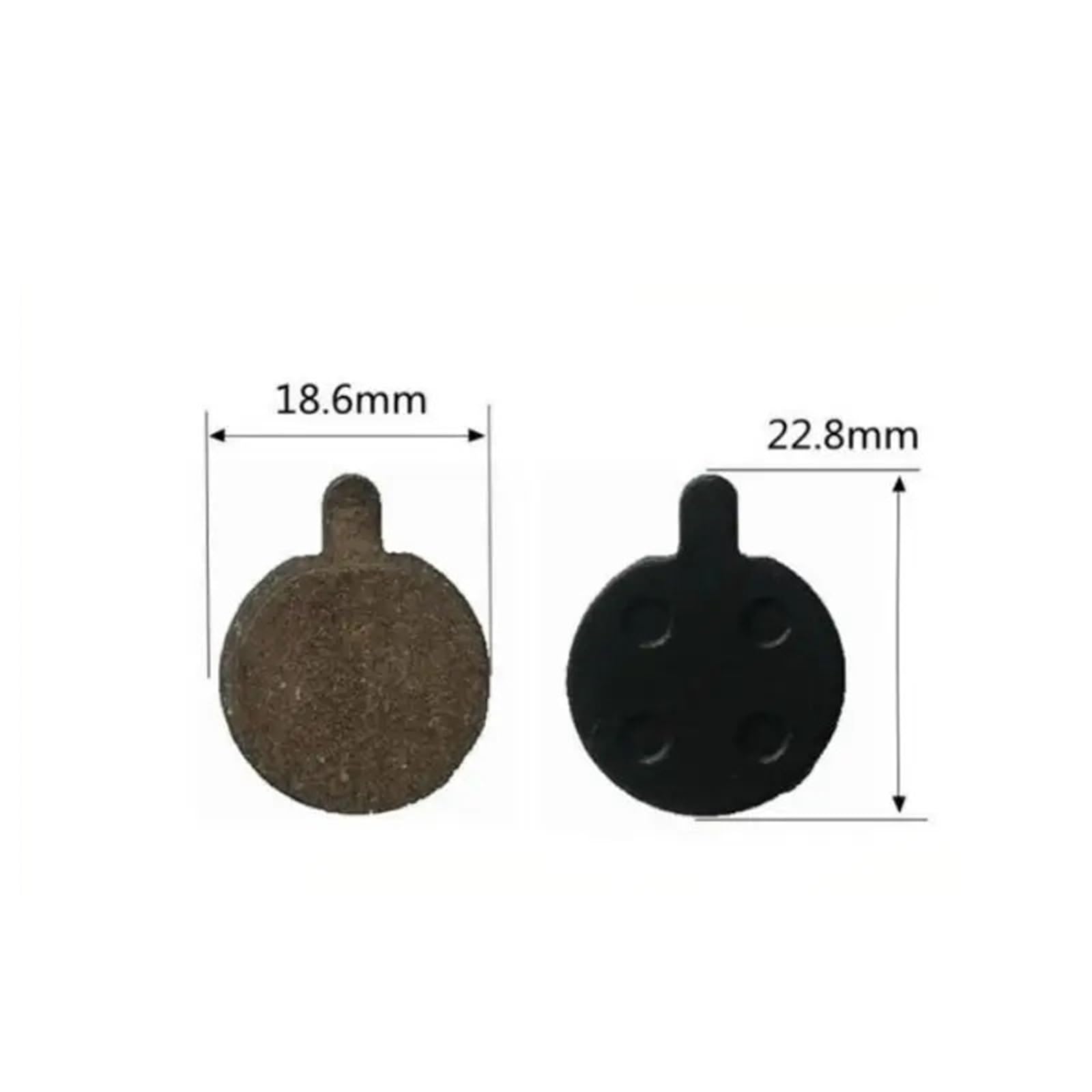 Lot de 2 Plaquettes de Frein à Disque en résine for Trottinette électrique Pliable KU-Goo M4 Pro