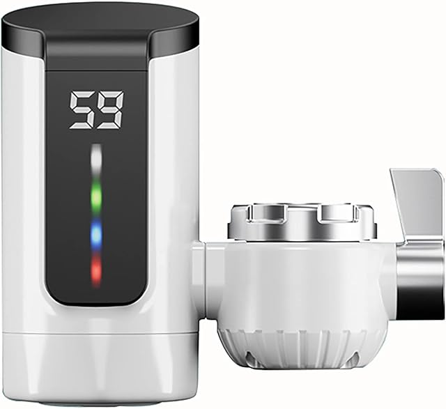 110V Aquecedor de água quente Torneira Aquecedor de água instantâneo Tankless Cozinha elétrica Banheiro Torneira de aquecimento rápido Torneira de água com display digital LED