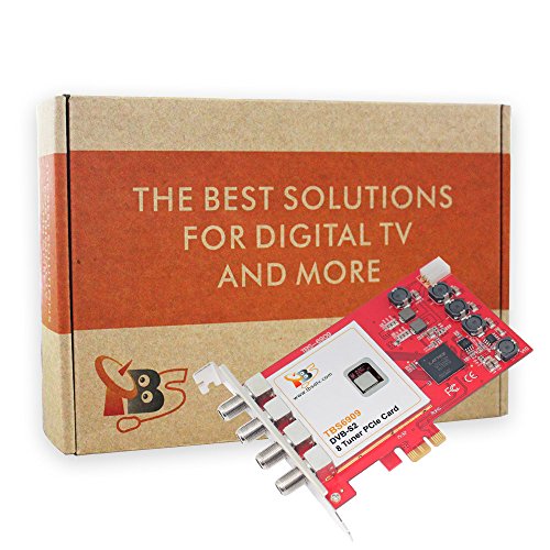 TBS 6909 DVB-S/S2 8 Tuner PCI Express Card for Satellite Live TV/IPTV Server