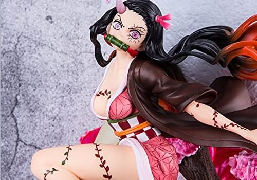 FechDeck 31cm Demon Slayer Anime Figure Big Size Kamado Nezuko PVC Action Figure Toy Kimetsu no Yaiba Collectible Model Doll Gifts