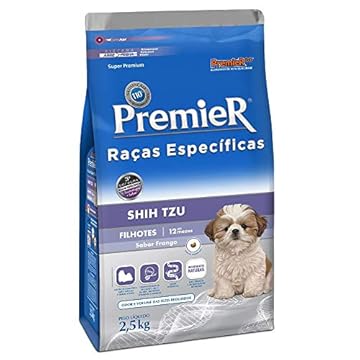 Ração Premier Raças Específicas Shih Tzu para Cães Filhotes - 2,5kg Premier Pet Filhotes