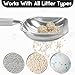 Cat Litter Scoop, Metal Cat Scooper, Plastic Handle Scoop, Sifting Shovel for Christmas – Heavy Duty Aluminum Alloy Litter Box Scoop with Deep Mesh, Design for Easy Waste Removal and Cleaning(Gray)