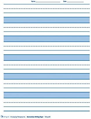 Raised Line Paper WideLines Writing Paper Portrait (250)