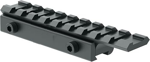 Miniatura 5 de FSI Adaptador de cola de milano a riel Picatinny de 38 pulgadas, 0.433 in a 78 pulgadas, 0.787 in, perfil bajo, montaje elevador Picatinny de 0.433